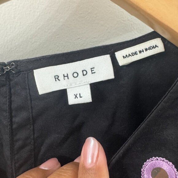 Rhode Resort Ella Dress - Black Mirror XL - Picture 5 of 5